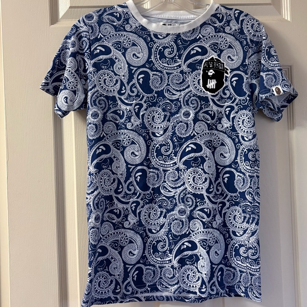 BAPE 1993 Paisley Men's Short Sleeve Tee | Sz S